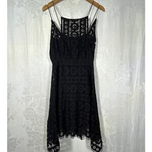 Free People Black Asymmetrical Dress